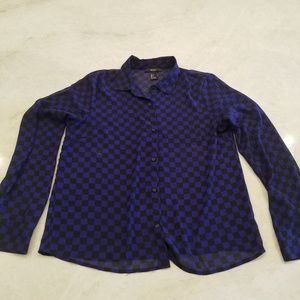 Black and blue Blouse